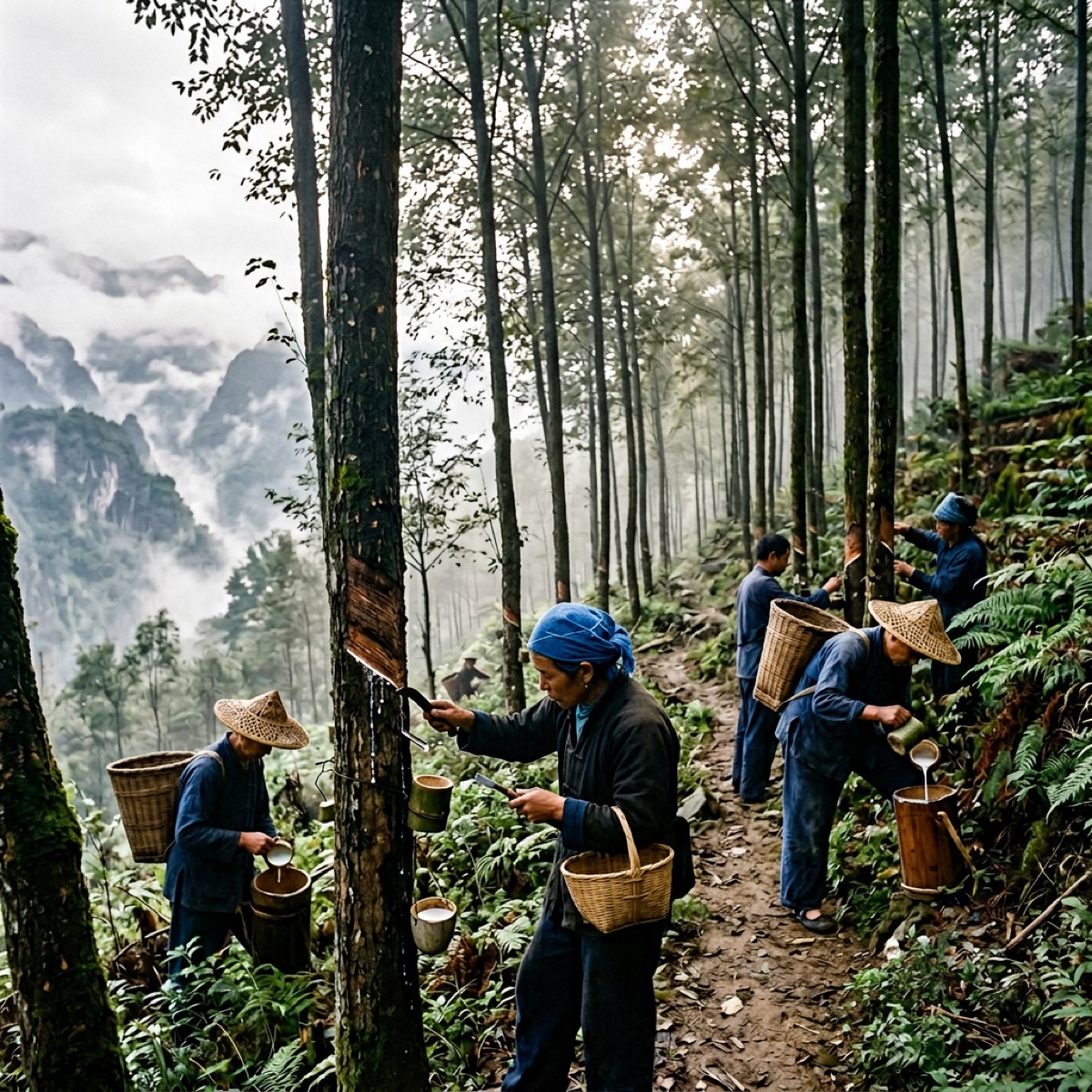 陕西安康漆林研学体验场景